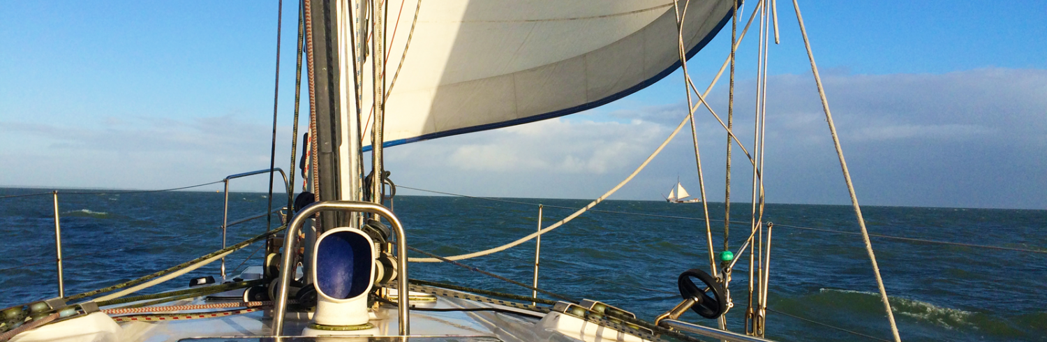 Great circle sailing - Waypoint Amsterdam